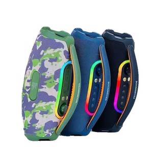 Xách tay 60 Wát cho <span class=keywords><strong>Bluetooth</strong></span> Loa không dây LED Microphone không thấm nước chống bụi loa siêu trầm cho các bên ngoài trời USB mini Kim Loại - Product Image 3