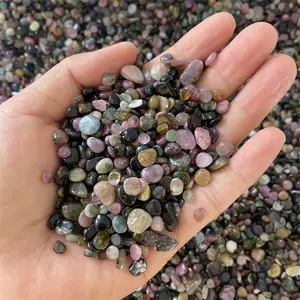 Wholesale Natural Tumbled Stone Demagnetized Stone Gravels Crystal Chips For Room Decoration