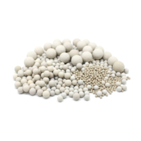 Boules en porcelaine 3mm 6mm 10mm 17% Boules en céramique de support d'alumine inerte pour la distillation