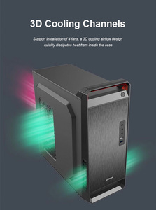 คอมพิวเตอร์ตั้งโต๊ะประกอบสำเร็จพร้อม AMD Ryzen 5 5500 การ์ดจอใหม่ แรม DDR4 สำหรับธุรกิจและเกมมิ่ง อุปกรณ์เสริม CPU สำหรับสำนักงาน คอมพิวเตอร์ DIY - Product Image 4