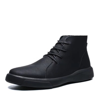 Nouvelles bottes en cuir véritable antidérapantes et imperméables grande taille pour hommes