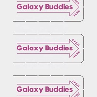 Boletos de Juego Ecológicos Personalizados con Ventana de 3 Opciones, Tipo Pull-Tab, de Papel/Cartón Offset, con Diseño de Galaxy Buddies