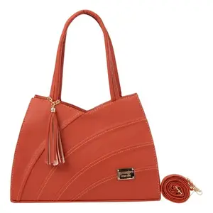 Bolso de Mano Tipo Clutch para Mujer Fana Kanya, Diseño con Pedrería Roja, Decoración con Borlas, Correa Extraíble, Ideal para Fiestas y Bodas - Product Image 3