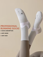 Chaussettes de sport personnalisées pour femmes, contrôle des odeurs, évacuation de l'humidité pour l'entraînement quotidien et les tenues décontractées