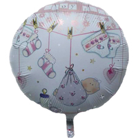 Ballons en aluminium ronds de 18 pouces avec logo personnalisé, pour Noël, mariage, fête, anniversaire, décoration