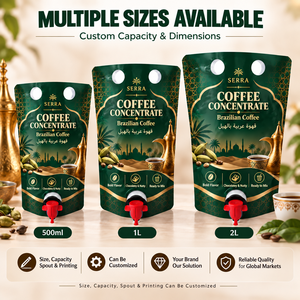 Pochette à café premium avec bec verseur, conçue pour le café arabe, les bases de boissons et un versement facile - Product Image 6
