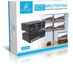 <b>Vga</b> <b>Splitter</b> 1x4 Hd 1920x1080 For Monitor Output - Product Image 5