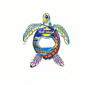 Abridor de Botellas con Forma de Tortuga de la Isla de Bali, <span class=keywords><strong>Seychelles</strong></span>, Recuerdo Turístico Personalizado, Decoración para el Hogar, Imán para Refrigerador - Product Image 4