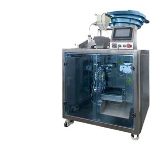 Machine d'emballage automatique à plaque vibrante de haute précision pour le comptage et l'alimentation de sacs préformés, pour les industries de la quincaillerie, des produits chimiques et alimentaires - Product Image 1