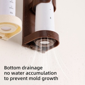 Support OEM <b>Cute</b> Self Adhesive Electric Toothbrush Stand Storage Rack for Bathroom Wall Mounted <b>Bear</b> Shape Holder Cord Organizer - Product Image 4