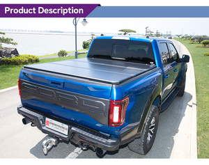 Kunden spezifische dreifach gefaltete Persenning für Ford F150 2015-2020 5,5 Fuß LKW-Ladefläche Einziehbare und wasserdichte manuelle Verriegelung funktion - Product Image 3