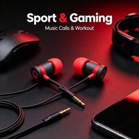 Écouteurs intra-auriculaires filaires Private 2027 Slim Fashion avec interface 3,5 mm, suppression du bruit ENC, étanchéité IPX3, prise en charge APT-X, transducteur hybride, câble de 1,1 m