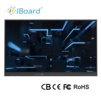 Écran plat interactif de 98 pouces, affichage 4K UHD, écran tactile intelligent avec fonction de projection AI, tableau intelligent grand format pour salle