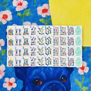 Juego de Mahjong Americano de Rescate Canino, Listo <span class=keywords><strong>para</strong></span> Envío Directo de Fábrica, Regalo Personalizado <span class=keywords><strong>para</strong></span> Amantes de Mascotas, <span class=keywords><strong>para</strong></span> Noches de Juego en Familia - Product Image 3