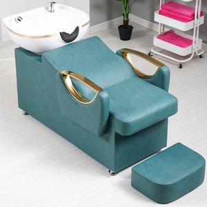 Sillón de Lavado para Salón de Belleza Zxm, Diseño Moderno, Lavabo de Cerámica, Cómodo para Peluquería - Product Image 3