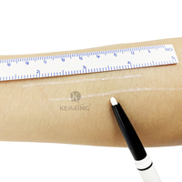 Marqueur chirurgical blanc stérile pour la peau, pour l'industrie de la beauté et de la chirurgie plastique, utilisable pour le marquage temporaire du visage. # SMD30W