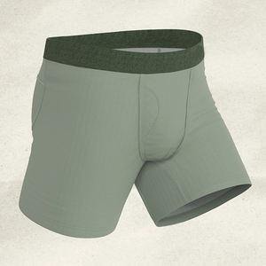 CELINNE Seamless <b>Men</b> Boxer Pants Cooling Mesh Polyester Spandex <b>Sport</b> Boxer Briefs <b>Mens</b> Boxer - Product Image 2