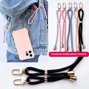 Lanière de sangle en nylon multifonctionnelle de vente chaude sangle de cou réglable Double boucle de <span class=keywords><strong>chien</strong></span> pour iPhone téléphones téléphone portable - Product Image 1