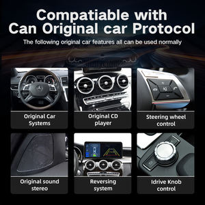 Autoradio 12.3\" Qualcomm Android IPS Touch Screen con Navigatore GPS e <span class=keywords><strong>CarPlay</strong></span> per <span class=keywords><strong>Mercedes</strong></span> Benz Classe C W204 W205 NTG5.0 2015-2018, 4G USB - Product Image 2