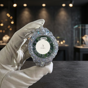 Montre mécanique de luxe en alliage de qualité export, sertie de diamants, pour homme, décontractée, pour la nuit, édition limitée - Product Image 1
