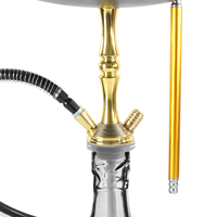 Ensemble de chicha personnalisé portable en alliage d'aluminium, technique de laque moderne, Huka Sheesha Chicha Hubble Bubble, chichas complètes