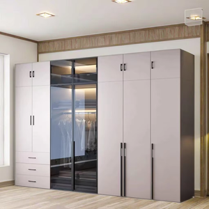 Armoire, chambre à coucher, chambre de location moderne et minimaliste, armoire de rangement, petite unité, <span class=keywords><strong>vestiaire</strong></span> - Product Image 4