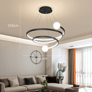 Nordic Style LED Ceiling <b>Light</b> Modern Minimalist Luxury Chandelier for Living Room <b>Dining</b> Room Unique Pendant <b>Light</b> for Bedroom - Product Image 5