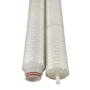 Multiple Materials 2.5 Inch Nylon Miniature Pleated Cartridge for Solvent Filtration - Product Image 3