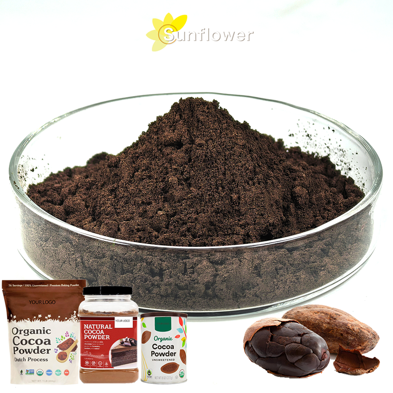 High Quality Alkalized Cocoa Powder Dutch Process Pure Cocoa Ingredients With Good Smell Natural Origin