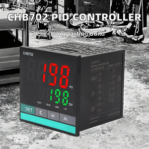 Pengendali temperatur CHB702 <span class=keywords><strong>PID</strong></span>, LCD Dual Output SSR Relay <span class=keywords><strong>Digital</strong></span> termostat Multy Input AC 220V 24V OEM ODM mendukung plastik - Product Image 2