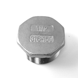 Capuchon mâle en acier inoxydable AISI 316 à gaz fileté 3/8 SKU 6480015 - Product Image 3