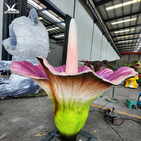 Haichuan Fleur artificielle de cadavre grandeur nature sur mesure, modèle de Titan Arum Animatronique pour la décoration de parc de jardin botanique