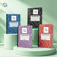 Cahier scolaire personnalisable avec reliure collée, motif imprimé sur mesure et option de logo personnalisé