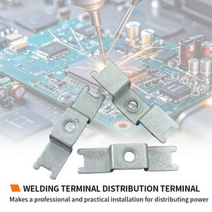 Vente en gros TLS44187 Bornier à vis de surface pour carte PCB, borne de soudure 4 broches, filetage M4, 70A, courant élevé, Cuivre/Laiton - Product Image 6