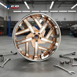 Jantes en aluminium forgé FSB à profil profond et concave, personnalisation PCD ET, finition sur mesure - Product Image 1