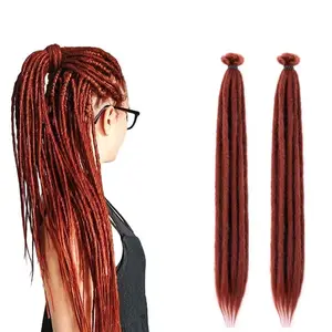 Hot sell Dread locks Handmade hair crochet Ombre braid Synthetic hair african braid meches