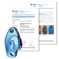 Camnal Anti-Panic Descender 6082 en alliage d'aluminium, modèle CA-QHX01, équipement d'escalade et de rappel pour travaux extérieurs et aériens