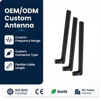 Router WiFi de Doble Banda 2.4GHz 5.8GHz, Antena con Interfaz Roscada, 12dBi de Alta Ganancia, Omni Rubber Duck para AP, Cámara, OEM Personalizado