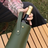 Dernière conception de sac isotherme en cuir pour cadeau de vin sac isotherme unisexe pour le camping en plein air