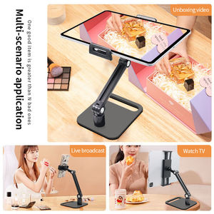 Support de tablette et d'écran portable réglable PROYOU, support de bureau pliable pour téléphone portable et tablette, support pour iPhone et iPad - Product Image 3