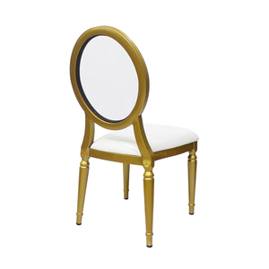 Meubles de mariage en aluminium empilable <span class=keywords><strong>louis</strong></span> dinant la chaise <span class=keywords><strong>d</strong></span>'<span class=keywords><strong>or</strong></span> acrylique, chaise de mariage de luxe - Product Image 2