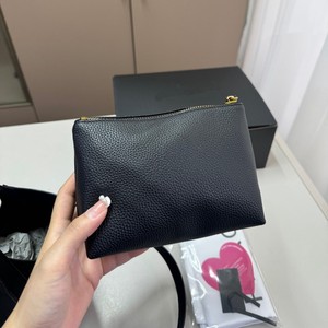 Swallow Handbag Premium Leather Bucket Bag Coffee Brown Lock Clasp Women Everyday Use - Product Image 4