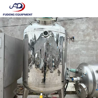 Cuve de mélange de liquides chauffée à la vapeur électrique en acier inoxydable 304 316 SS avec agitateur pour le traitement alimentaire et chimique