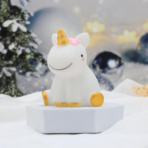 Rechargeable Cute Unicorn <b>LED</b> Touch Sensor Pat Lamp Bedside Baby Silicone Night Light for Kids - Product Image 3