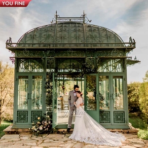 Gazebo de jardin extérieur de style victorien européen YOUFINE en fer forgé pour château - Product Image 6