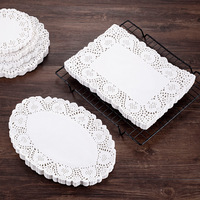 140 Stück weiße Spitze Papier Deckchen runde Form Papier Spitze Deckchen Kuchen Dekoration Liner für Hochzeit Geburtstage Partys