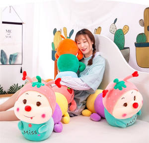 Peluches <span class=keywords><strong>de</strong></span> Anime Personalizados, Juguete <span class=keywords><strong>de</strong></span> Peluche, Muñeco <span class=keywords><strong>de</strong></span> Cama <span class=keywords><strong>de</strong></span> Animales, Regalo <span class=keywords><strong>de</strong></span> Cumpleaños, Peluche <span class=keywords><strong>de</strong></span> Gusano <span class=keywords><strong>de</strong></span> <span class=keywords><strong>Fresa</strong></span> <span class=keywords><strong>de</strong></span> Dibujos Animados, Almohada <span class=keywords><strong>de</strong></span> Peluche - Product Image 2