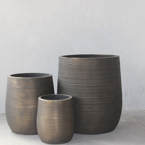 Vendita calda eco-friendly rotondo pentole di cemento per <span class=keywords><strong>piante</strong></span> succulente uso interno/esterno decorazione del giardino - Product Image 3