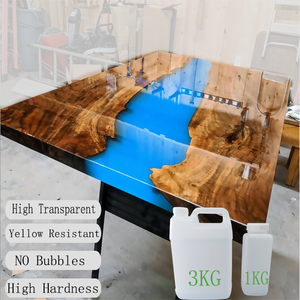 เรซิ่นอีพ็อกซี่ JC คุณภาพดี/เรซิ่นอีพ็อกซี่เกรดอาหาร/เรซิ่นอีพ็อกซี่ใสสำหรับงานไม้ - Product Image 3