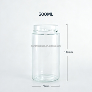 Pot en verre Ergo de 106 ml, 212 ml, 314 ml, 350 ml, 380 ml, qualité alimentaire, pour le stockage du miel, de la confiture, avec couvercle, pour le pâté de foie de poulet, emballage de conteneur - Product Image 6